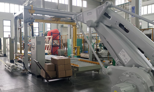 Tingyi - Application cases of automatic conveying and arm wrapping system