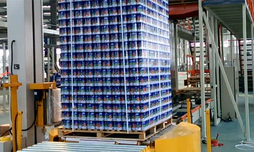 How does the online wrapping machine solve the problem of low packaging efficiency and high cost?