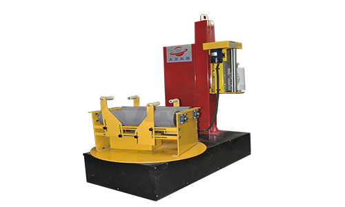 Small cylinder wrapping machine