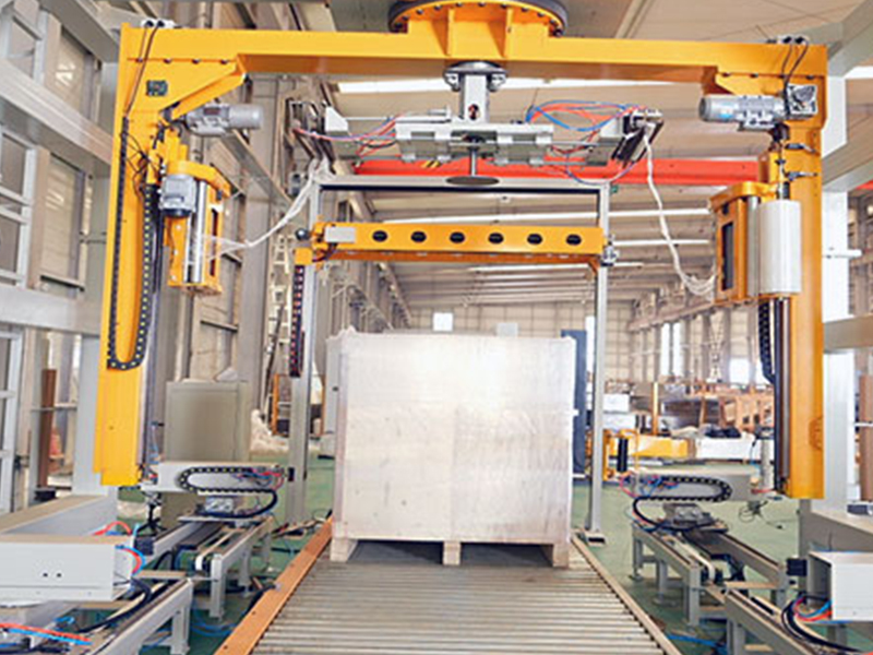 Is it difficult to ensure the safety of pallet packaging? Cantilever automatic film wrapping machine provides a stable wrapping solution for heavy goods