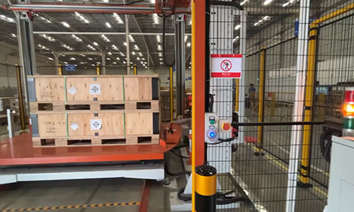 The top wrapping machine helps upgrade the protection of pallet packaging and realizes integrated automatic top wrapping