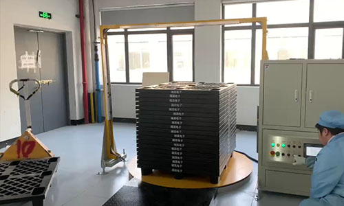 The Chuanjian baler pallet strapping machine is online to solve the "last problem" of packaging large goods out of the warehouse