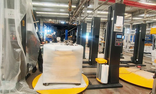 Pallet wrapping machine has become a "standard equipment" for delivery, from chaotic packaging to unified packaging