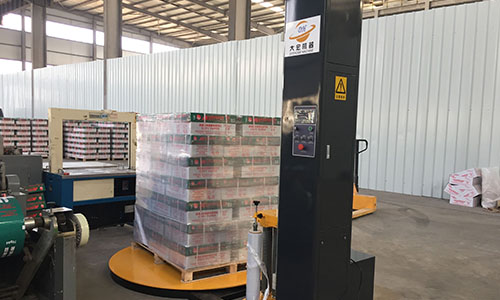 The carton automatic film wrapping machine is specially designed for multi-piece packaging, and high-frequency shipments are completed in one stop