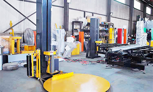 How to speed up the pallet outbound link? Fully automatic pallet wrapping machine makes packaging easier