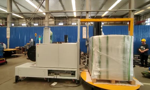 One machine solves two processes, and the sword wrapping and strapping machine makes packaging more efficient