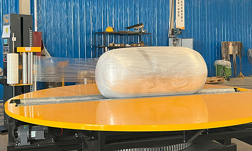 Is your cylindrical cargo packaging always loose and messy? Try this full-wrap wrapping machine designed specifically for rolls.