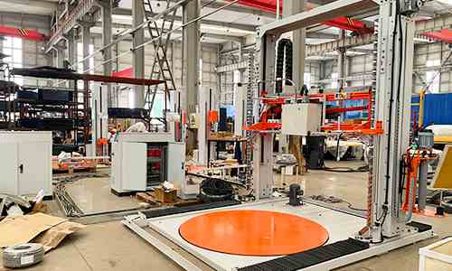 Automatic Stretch Wrapping & Strapping Machine｜Film Wrapping + Strapping in One, Enhancing Shipping Stability
