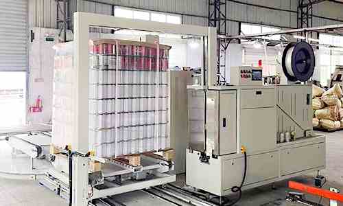 Pallet Strapping Machine – High Tension Strapping for Secured Bulk Shipments