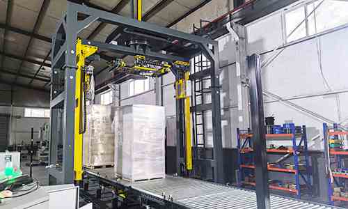 Line speed can't keep up with packaging? High-speed ring-arm (rotary arm) wrappers improve conveyor integration efficiency