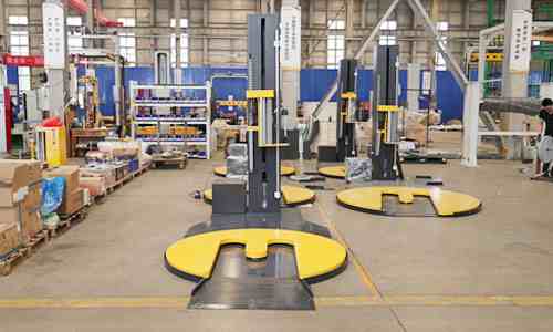 Manual Pallet Trucks Struggle to Load Pallets? M-Type Pallet Wrapper Improves Operating Convenience