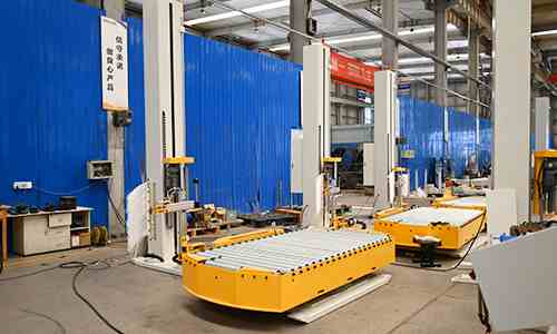Online Pallet Stretch Wrapper: Continuous Wrapping Equipment Matched to Conveyor Line Throughput