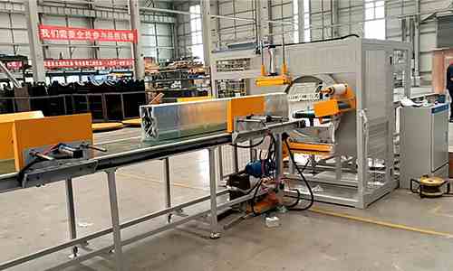 Horizontal Stretch Wrapping Equipment for Packaging Long Products such as Pipes and Panels