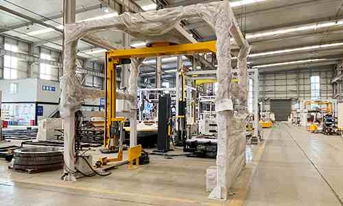 Unstable High Pallets? Rotary Arm Stretch Wrapping Machines Enable Stable Stationary Load Packaging