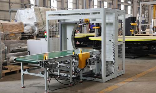 Horizontal Wrapping Machine for Automated Continuous Packaging of Long Products